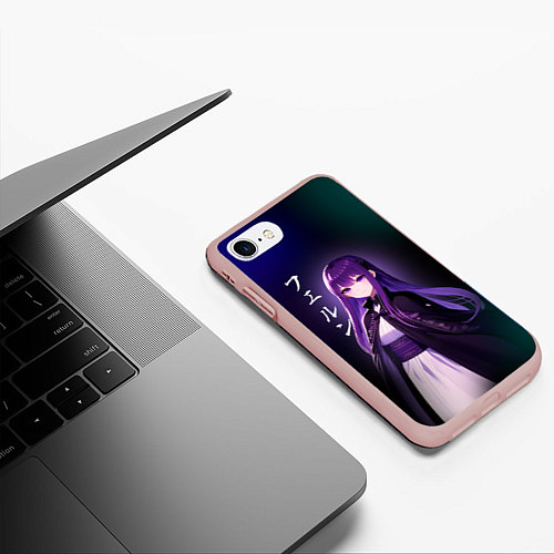 Чехол iPhone 7/8 матовый Провожающая в последний путь - Ферн / 3D-Светло-розовый – фото 3