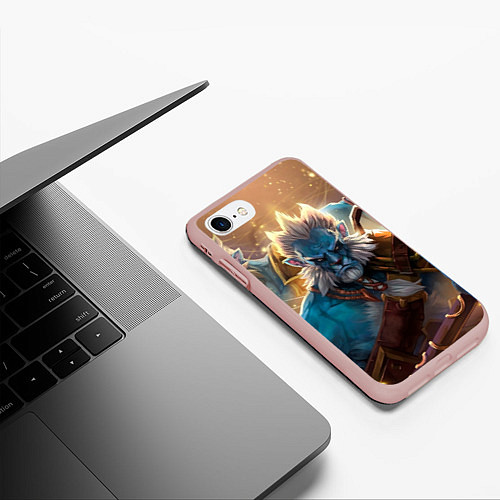 Чехол iPhone 7/8 матовый Phantom Lancer / 3D-Светло-розовый – фото 3