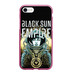 Чехол iPhone 7/8 матовый Black Sun Empire, цвет: 3D-малиновый