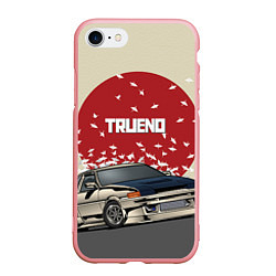 Чехол iPhone 7/8 матовый Toyota Trueno ae86, цвет: 3D-баблгам