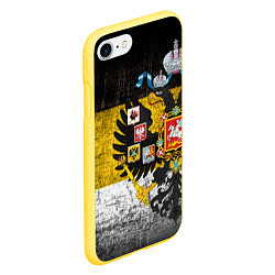 Чехол iPhone 7/8 матовый Имперский флаг, цвет: 3D-желтый — фото 2