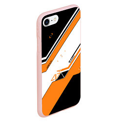 Чехол iPhone 7/8 матовый CS:GO Asiimov, цвет: 3D-светло-розовый — фото 2