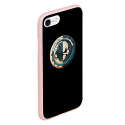Чехол iPhone 7/8 матовый Adeptus Mechanicus, цвет: 3D-светло-розовый — фото 2