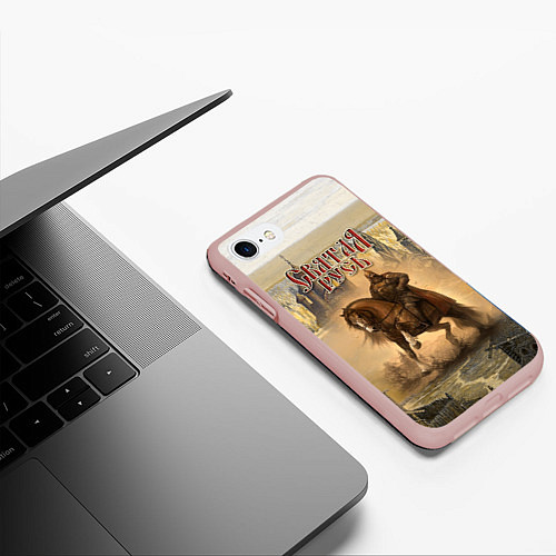 Чехол iPhone 7/8 матовый Святая русь / 3D-Светло-розовый – фото 3