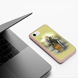 Чехол iPhone 7/8 матовый Имперская русь, цвет: 3D-светло-розовый — фото 2