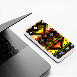 Чехол iPhone XS Max матовый Element ethnic, цвет: 3D-белый — фото 2