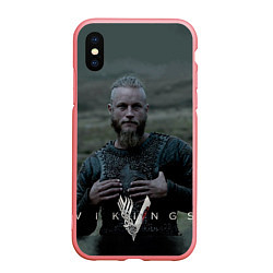Чехол iPhone XS Max матовый Vikings: Ragnarr Lodbrok, цвет: 3D-баблгам