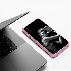 Чехол iPhone XS Max матовый Ответный удар, цвет: 3D-розовый — фото 2