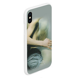 Чехол iPhone XS Max матовый Placebo Body, цвет: 3D-белый — фото 2