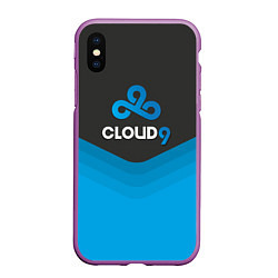 Чехол iPhone XS Max матовый Cloud 9 Uniform