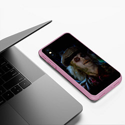 Чехол iPhone XS Max матовый Beetlejuice Guide, цвет: 3D-розовый — фото 2