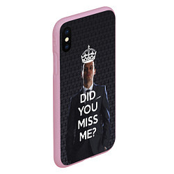 Чехол iPhone XS Max матовый Keep Calm & Did You Miss Me?, цвет: 3D-розовый — фото 2