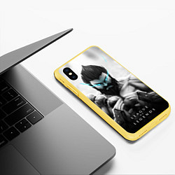 Чехол iPhone XS Max матовый Spirit, цвет: 3D-желтый — фото 2