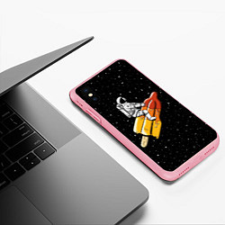 Чехол iPhone XS Max матовый Сладкая ракета, цвет: 3D-баблгам — фото 2