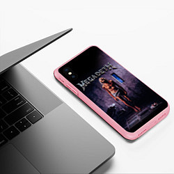 Чехол iPhone XS Max матовый Megadeth: Madness, цвет: 3D-баблгам — фото 2