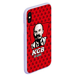 Чехол iPhone XS Max матовый KGB: So Good, цвет: 3D-светло-сиреневый — фото 2