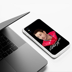 Чехол iPhone XS Max матовый Ковальчук, цвет: 3D-белый — фото 2