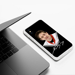 Чехол iPhone XS Max матовый Дацюк, цвет: 3D-белый — фото 2