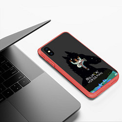 Чехол iPhone XS Max матовый Bojack Horseman, цвет: 3D-красный — фото 2