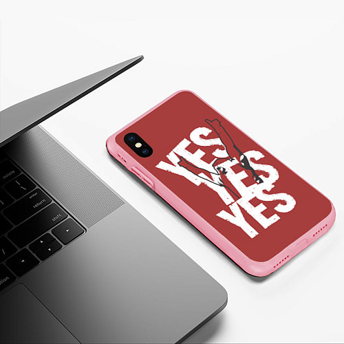 Чехол iPhone XS Max матовый Bryan Danielson: Yes / 3D-Баблгам – фото 3
