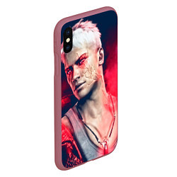 Чехол iPhone XS Max матовый DmC: Devil May Cry, цвет: 3D-малиновый — фото 2