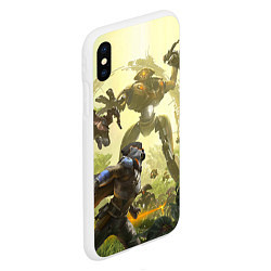 Чехол iPhone XS Max матовый Destiny 16, цвет: 3D-белый — фото 2