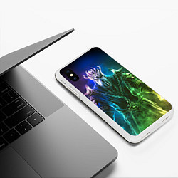 Чехол iPhone XS Max матовый TES 6, цвет: 3D-белый — фото 2