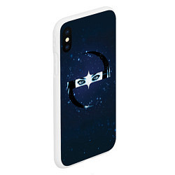 Чехол iPhone XS Max матовый Evanescence Eyes, цвет: 3D-белый — фото 2