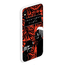 Чехол iPhone XS Max матовый Twenty One Pilots, цвет: 3D-белый — фото 2