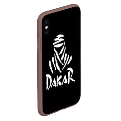 Чехол iPhone XS Max матовый Dakar, цвет: 3D-коричневый — фото 2