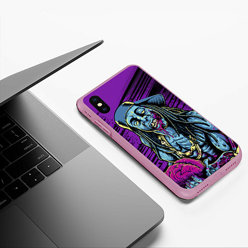 Чехол iPhone XS Max матовый Lil Wayne Art / 3D-Розовый – фото 3