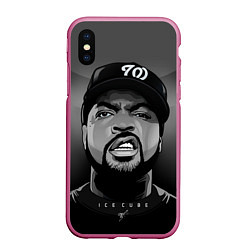 Чехол iPhone XS Max матовый Ice Cube: Gangsta