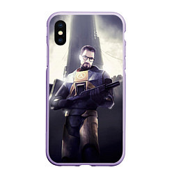 Чехол iPhone XS Max матовый Gordon Army, цвет: 3D-светло-сиреневый