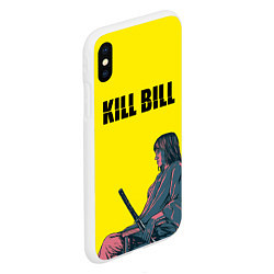 Чехол iPhone XS Max матовый Kill Bill, цвет: 3D-белый — фото 2