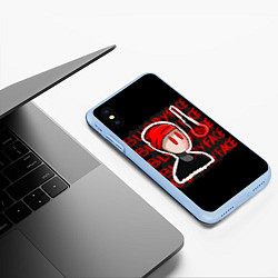 Чехол iPhone XS Max матовый TOP: Blurryface, цвет: 3D-голубой — фото 2