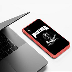 Чехол iPhone XS Max матовый Pantera, цвет: 3D-красный — фото 2
