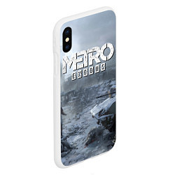 Чехол iPhone XS Max матовый Metro Exodus: Cold Winter, цвет: 3D-белый — фото 2