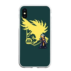 Чехол iPhone XS Max матовый Destiny: Yellow Symbol