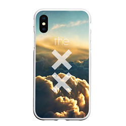 Чехол iPhone XS Max матовый The XX: Clouds, цвет: 3D-белый