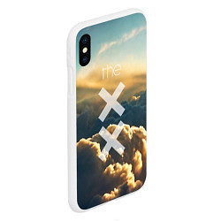 Чехол iPhone XS Max матовый The XX: Clouds, цвет: 3D-белый — фото 2