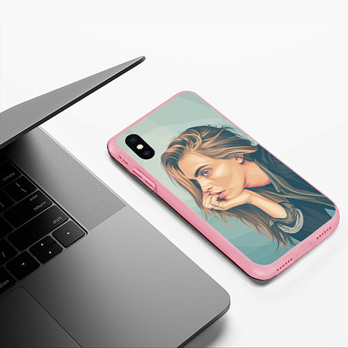 Чехол iPhone XS Max матовый Cara Delevingne 3 / 3D-Баблгам – фото 3