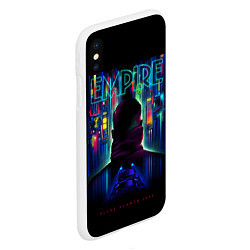 Чехол iPhone XS Max матовый Blade Runner Empire, цвет: 3D-белый — фото 2