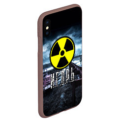 Чехол iPhone XS Max матовый S.T.A.L.K.E.R: Игорь, цвет: 3D-коричневый — фото 2