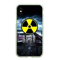 Чехол iPhone XS Max матовый S.T.A.L.K.E.R: Вова, цвет: 3D-салатовый