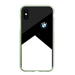 Чехол iPhone XS Max матовый BMW 2018 SportWear 3, цвет: 3D-салатовый