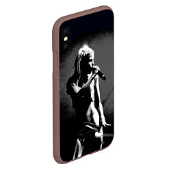 Чехол iPhone XS Max матовый Йоланди Фиссер, цвет: 3D-коричневый — фото 2