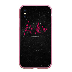Чехол iPhone XS Max матовый Pink Phloyd: Lonely star, цвет: 3D-розовый