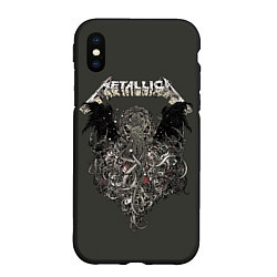 Чехол iPhone XS Max матовый Metallica - octopus