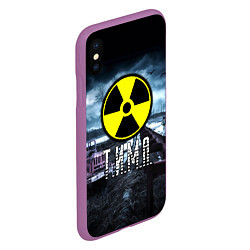 Чехол iPhone XS Max матовый S.T.A.L.K.E.R: Тима, цвет: 3D-фиолетовый — фото 2