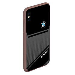 Чехол iPhone XS Max матовый BMW SPORT БМВ СПОРТ, цвет: 3D-коричневый — фото 2